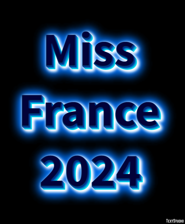 Miss France 2024 Effetto testo