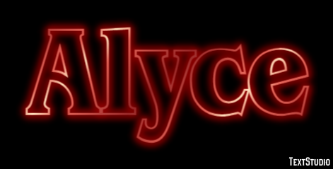 Alyce Text Effect