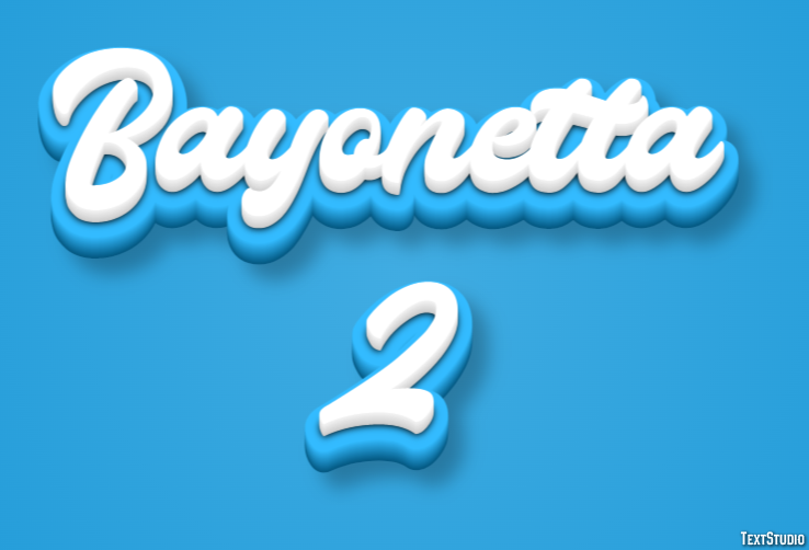 Bayonetta 2 Effetto testo