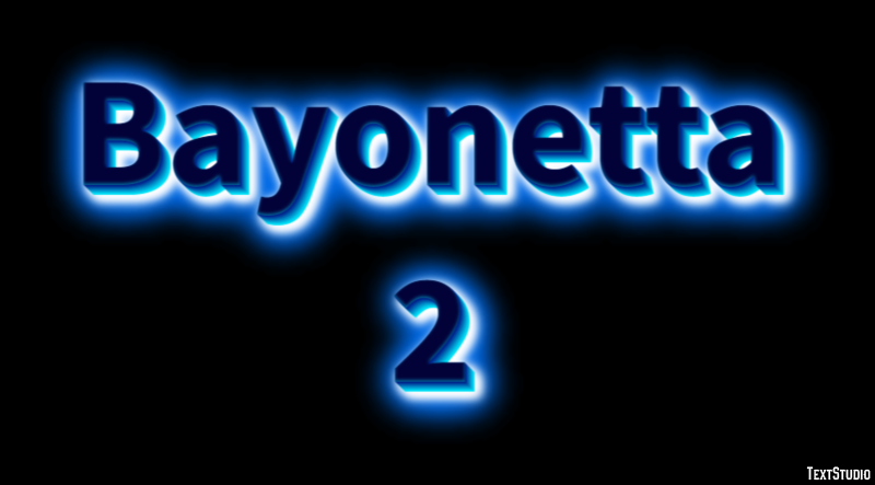 Bayonetta 2 Эффект текста