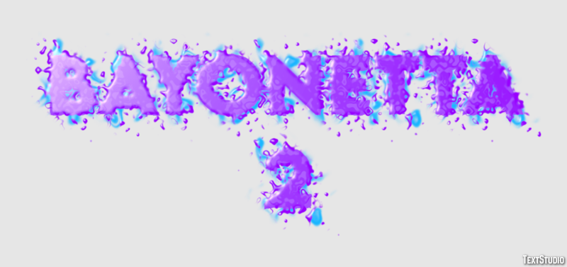 Bayonetta 2 Effetto testo