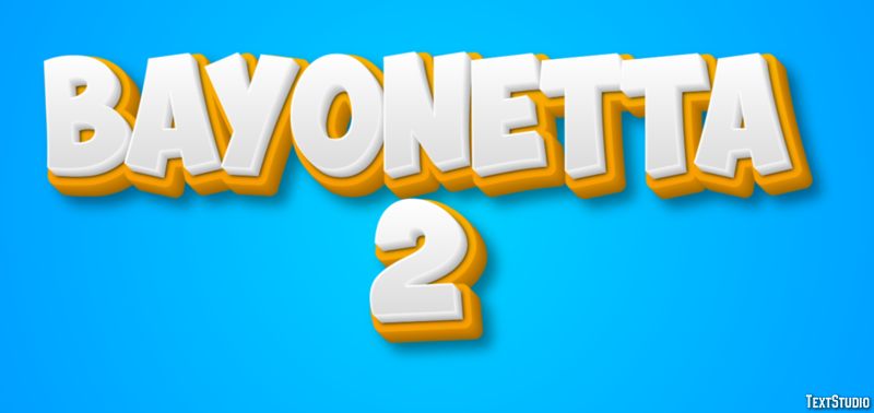 Bayonetta 2 Effetto testo