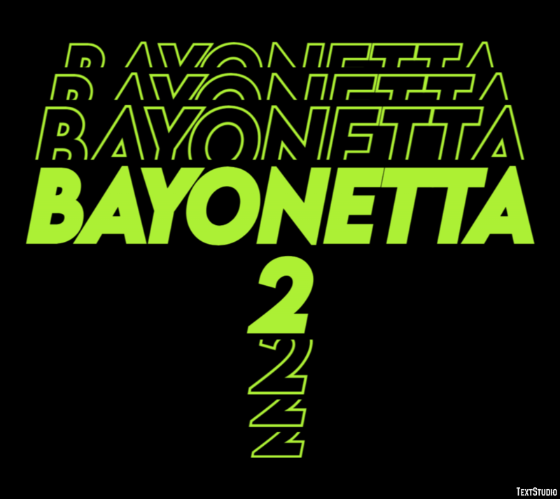 Bayonetta 2 Effetto testo