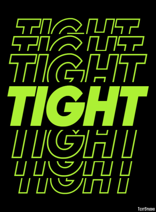 Tight Efekt tekstowy