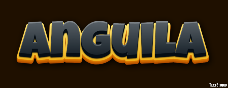 Anguila Efecto de texto