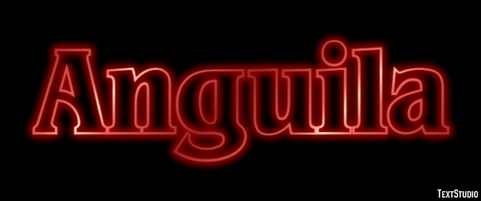 Anguila Efecto de texto