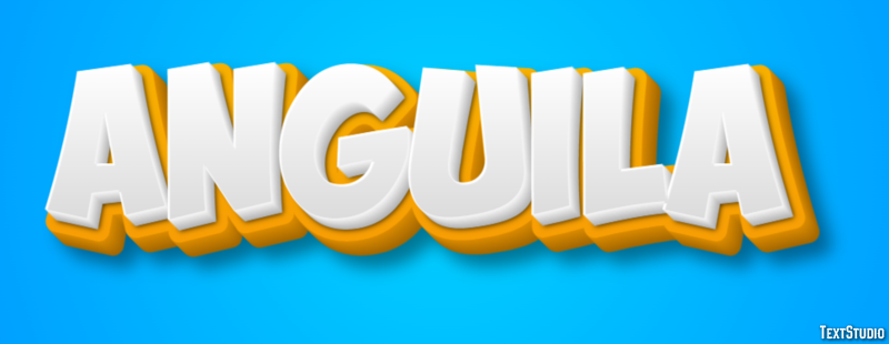 Anguila Efecto de texto
