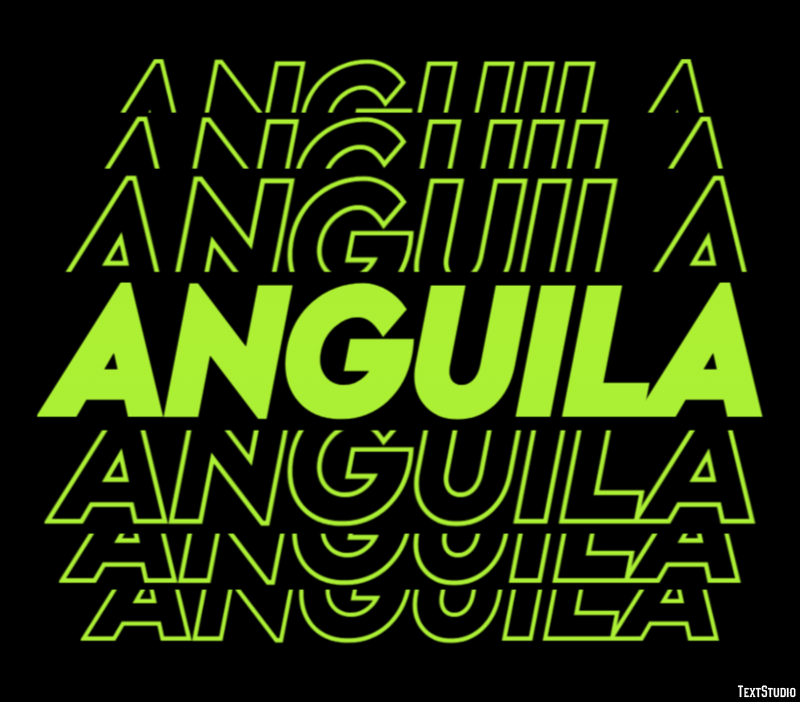 Anguila Efecto de Texto