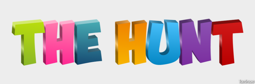The Hunt Text Effect