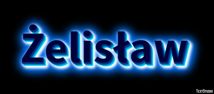 Żelisław Text Effect