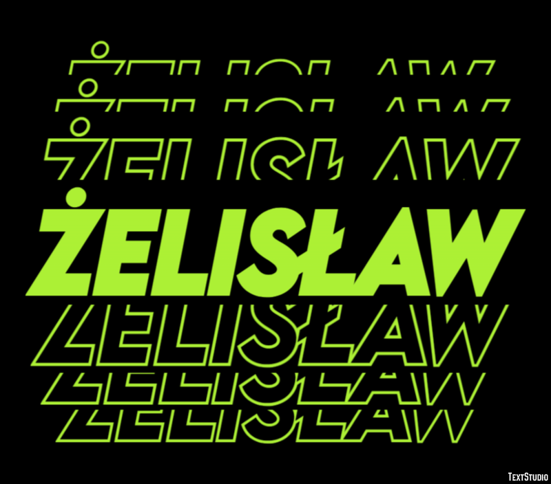 Żelisław Efecto de Texto