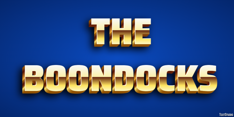 The Boondocks テキスト効果
