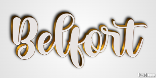 Belfort Effet de texte