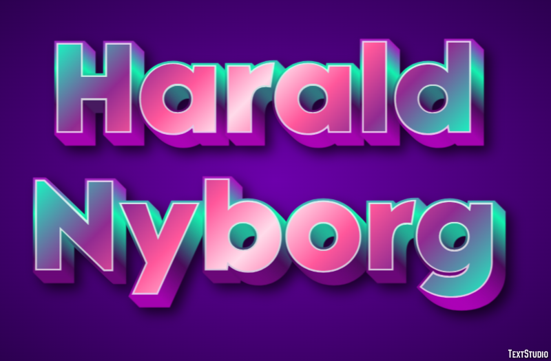 Harald Nyborg Effetto testo