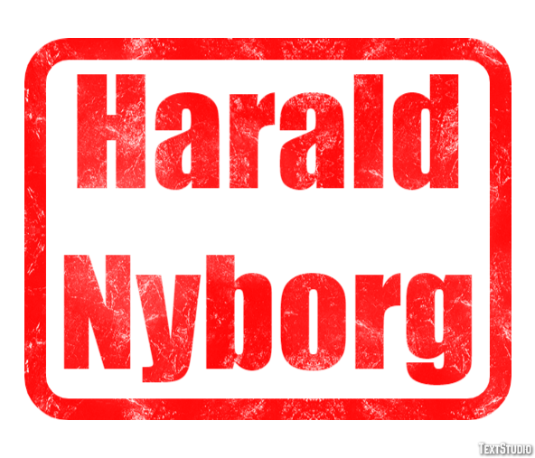 Harald Nyborg Effet de texte