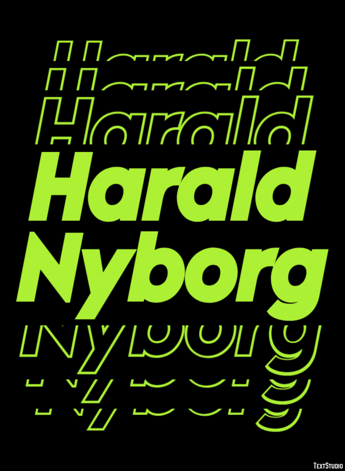 Harald Nyborg Effet de texte