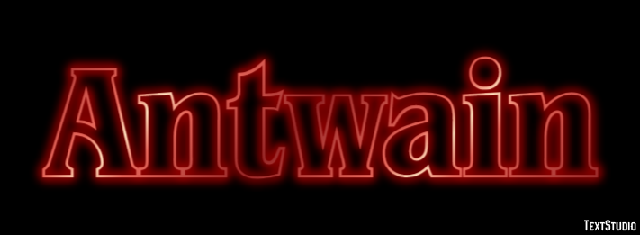 Antwain Text Effect