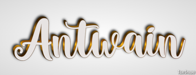 Antwain Text Effect
