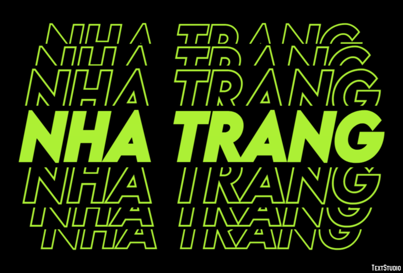 Nha Trang Effetto testo