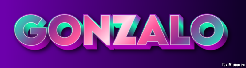 Gonzalo Texteffekt