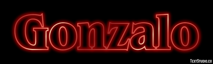 Gonzalo Texteffekt