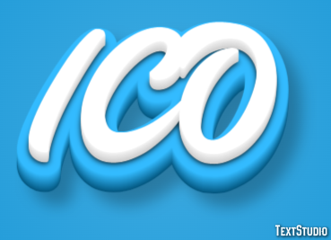 ICO Tekst Effect