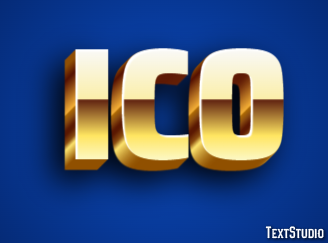 ICO Tekst Effect