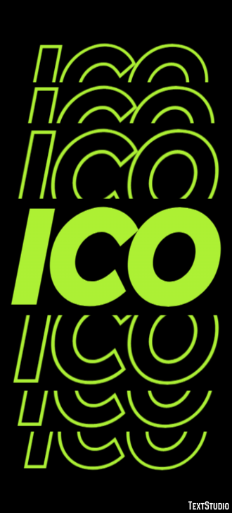 ICO Tekst Effect