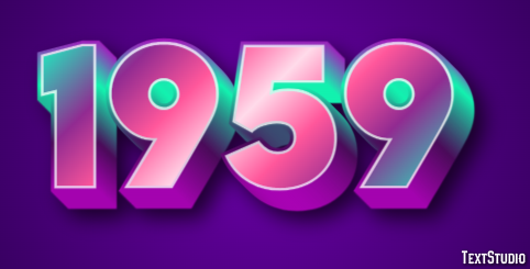 1959 Text Effect