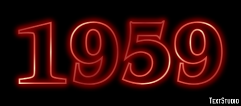 1959 Text Effect