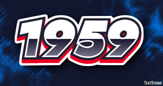 1959 Text Effect