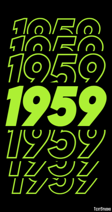 1959 Text Effect