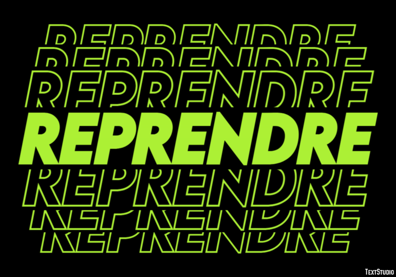 Reprendre Effet de Texte