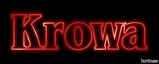 Krowa Efekt tekstowy