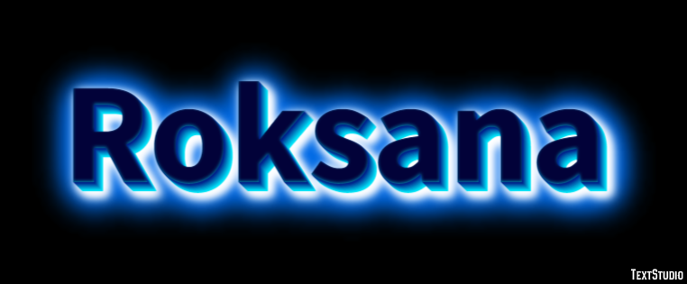 Roksana Эффект текста