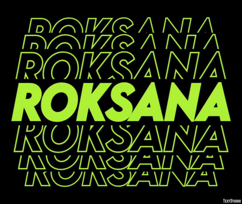 Roksana Efekt tekstowy