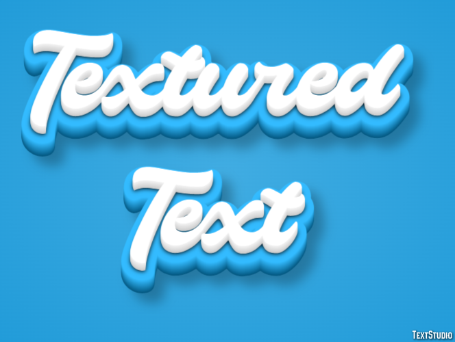 Textured Text Efeito de texto