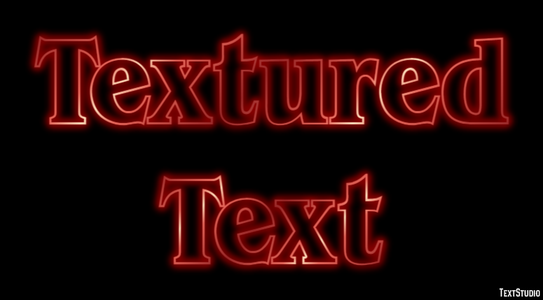 Textured Text Efekt tekstowy