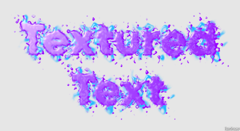 Textured Text Efekt tekstowy