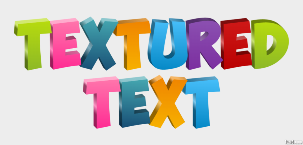 Textured Text Efekt tekstowy