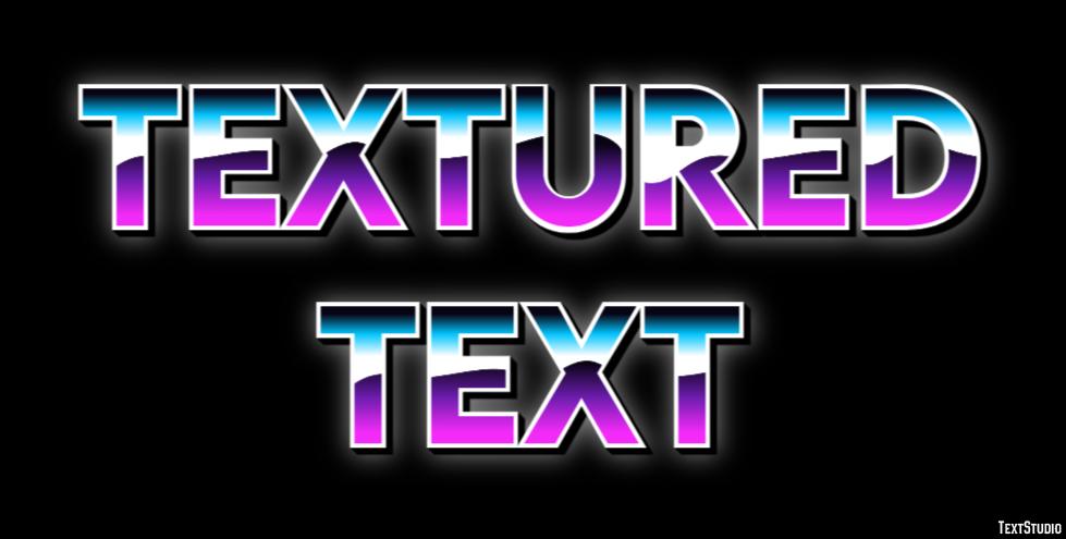 Textured Text Efeito de texto