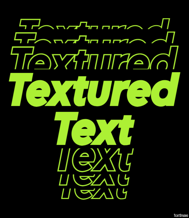 Textured Text Efeito de texto