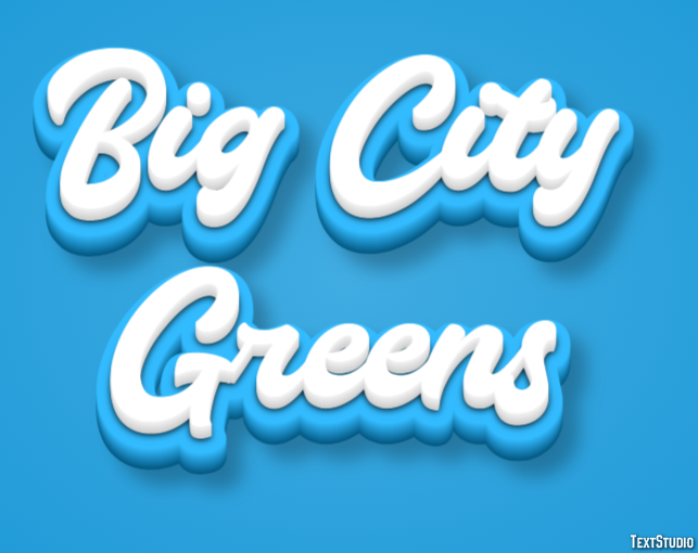 Big City Greens Text Effect
