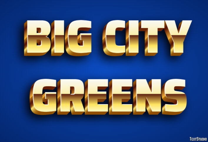 Big City Greens Effet de Texte