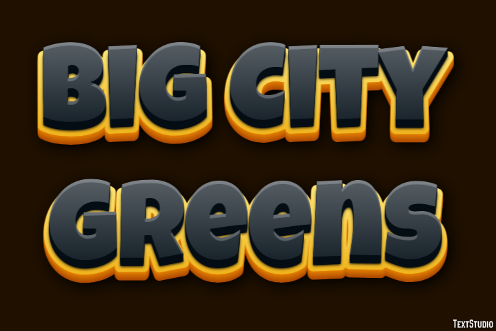 Big City Greens Effet de Texte