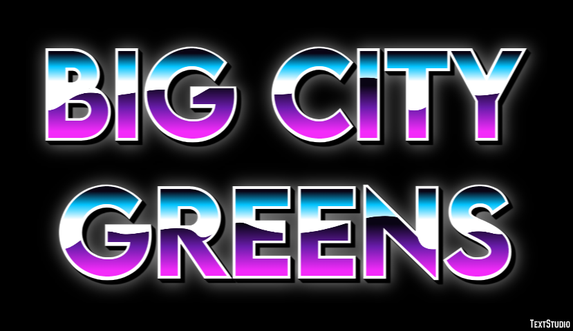 Big City Greens Efecto de Texto