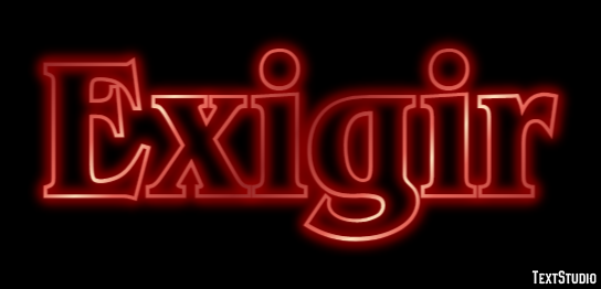 Exigir Efekt tekstowy