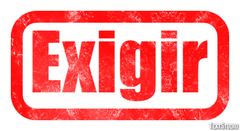 Exigir Efekt tekstowy