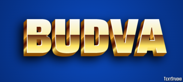 Budva Efekt tekstowy