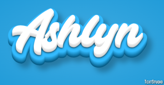 Ashlyn Texteffekt